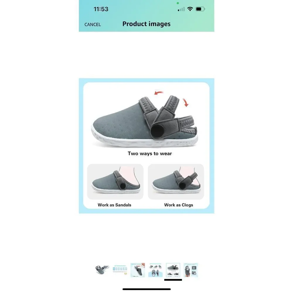 NEW Kids Water Shoes Girls Boys Quick Dry Toddler 9